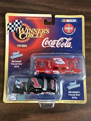 Winner's Circle Coca Cola Diecast Nascar Dale Earnhardt and Dale Earnhardt Jr. - Image 1 of 3