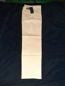 Mens Vintage Contact Classic Fit Elastic Waistband Pants Medium natural Cotton - Picture 1 of 4