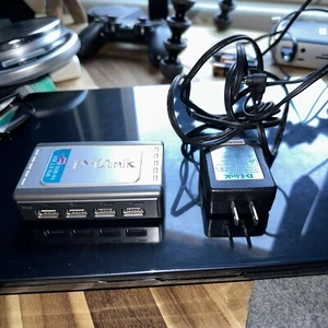 D-Link Powered USB 2.0 4-port Hub DUB-H4 Tested - Picture 1 of 3