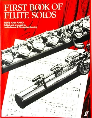 The First Book of Flute Solos byPearce and Gunning with piano - Image 1 of 2