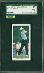 1994 DORMY ERROR # 7 LEE TREVINO SGC 9 MAC FINEST GRADED 172 ISSUED RARE * - Picture 1 of 2