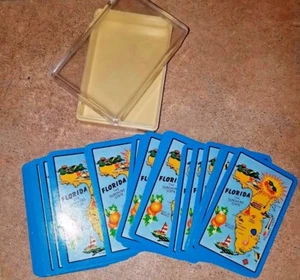 CARTAS DE JUEGO FLORIDA THE SUNSHINE ESTADO EN ESTUCHE RÍGIDO HONG KONG CON 2 CONECTORES - Imagen 1 de 4