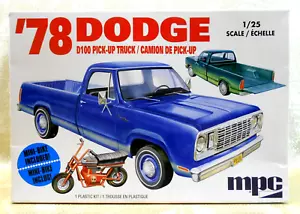MPC '78 Dodge F100 Pickup Truck mit Mini-Bike komplett 1:25 Factory Complete - Bild 1 von 4