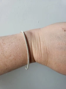 Milor Italy 925 Sterling Silber Schlangenkette Armband 7,5" - Bild 1 von 8