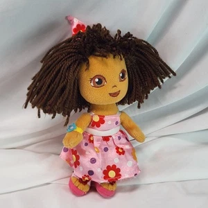 Ty Happy Birthday Dora the Explorer Stuffed Plush Doll Floral Dress 10" 2010 - Picture 1 of 8