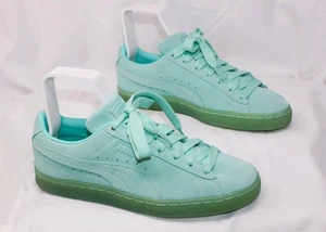 Scarpe sneaker Puma Fresh Suede Classic Mono Ice come nuove 6,5C nuove senza etichette ottime condizioni! - Foto 1 di 14