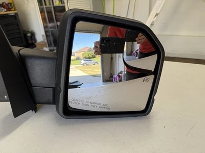 Espelho de porta elétrica lateral passageiro 2015 2016 2017 2018 Ford F-150 F150 fabricante de equipamento original - Imagem 1 de 4