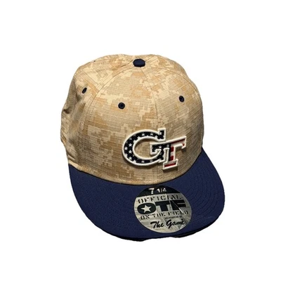 GT Georgia Tech Chaquetas Amarillas Game Pro Snapback Gorra Ajustada Sombrero 7 1/4 NUEVO Camuflaje Foto 1 de 4