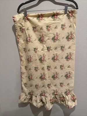 1 funda de almohada estándar vintage Ralph Lauren Sophie (Brooke) amarilla con volantes Foto 1 de 4
