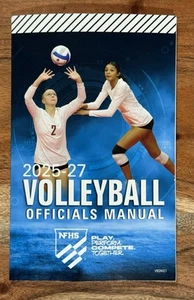2025-27 NFHS VOLLEYBALL OFFICIALS MANUAL REFEREE High School - Picture 1 of 5