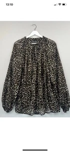 Ladies animal print top size 18 - Picture 1 of 6