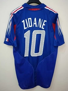 FRANCE 2004 Euro Zidane 10 camiseta shirt trikot maillot maglia S - Bild 1 von 5