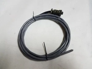 AMPHENOL MS3106A10SL-4S 2 PIN CONNECTOR WITH BELDEN 8760 CABLE 10' LONG NNB - Picture 1 of 4