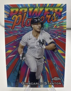 🔥 2025 Topps Chrome- Giancarlo Stanton, POWER PLAYERS #PP-13, NY Yankees - Picture 1 of 2