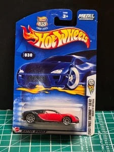 Hot Wheels 2003 First Edition Bugatti Veyron #18/42 Red Black 030 - Picture 1 of 7