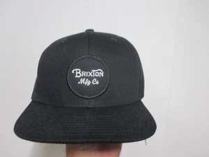 GORRA DE BÉISBOL BRIXTON (MALLA DE RUEDAS) PARA HOMBRE SNAPBACK (AJUSTABLE) NUEVA CON ETIQUETAS NEGRA SÓLIDA - Imagen 1 de 5