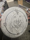 SLIPKNOT CLOWN SIGNED AND DOODLED DRUMHEAD AUTOGRAPHED