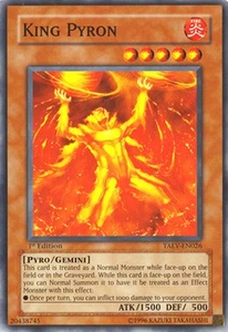 King Pyron Common Tactical Evolution YuGiOh Card - Picture 1 of 1