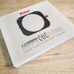 Kase K8 Slim 100mm Filter Holder Magnetic CPL Filter Kit Photography  77-86mm - Picture 1 of 8