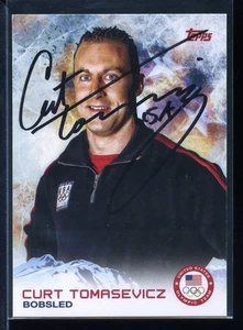 Curt Tomasevicz signed autographed 2014 Topps Winter Olympic AUTO #83 BOBSLED - Picture 1 of 1