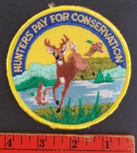 Hunters Pay For Conservation Deer Hunting Patch - Picture 1 of 2