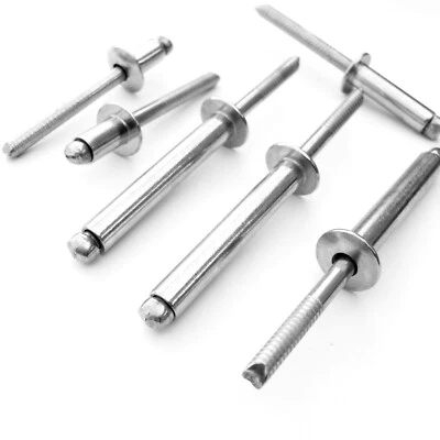 S+P Blindnieten Edelstahl V2A Flachkopf ISO15983 Blindniete DIN 7337 Nieten 2,4-6 mm