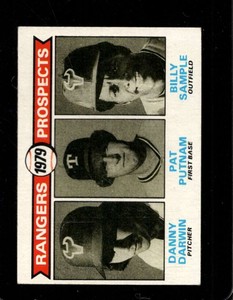 1979 TOPPS #713 DANNY DARWIN/PAT PUTNAM/BILLY SAMPLE EX (RC) RANGERS  *X92435