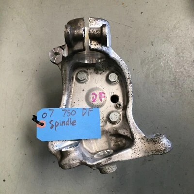 02-08 BMW 750i E65 Alpina Driver Husillo delantero izquierdo Buje de nudillo OEM Foto 1 de 4