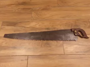Vintage Henry Disston & Sons Philada 36" One Man Crosscut Saw Lumberjack Logging - Picture 1 of 8