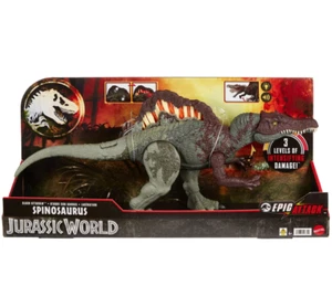 Jurassic World Dinosauro Action Figure Slash Attackin Spinosaurus Giocattolo per Bambini - NUOVO - Foto 1 di 8