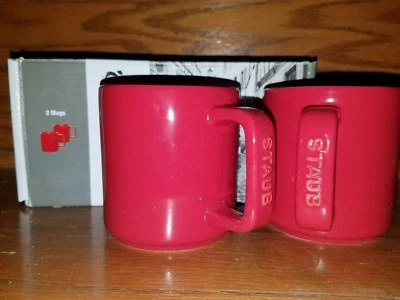 Staub Red Mini Coffee Cups - Image 1 of 4