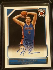 HENRY ELLENSON 2016-17 PANINI COMPLETE RC AUTOGRAPHS MINT #15 DETROIT PISTONS