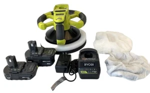 Ryobi One+ 18V 10in Variable Speed Orbital Buffer W/ 4 & 2 Ah Battery PCL465K2SB - Picture 1 of 11