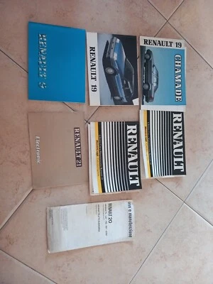 Lotto RENAULT 18/19/21/9/5 LIBRETTO MANUALE USO E MANUTENZIONE originale. - Immagine 1 di 4