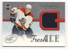Jay Bouwmeester 05-06 Upper Deck Ice Fresh Ice Game Jersey