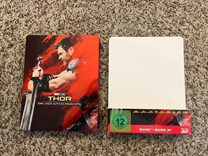 Thor: Ragnarok 3D + 2D Blu Ray Steelbook / Marvel / German Import / Region Free - Picture 1 of 4