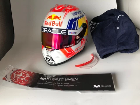 Max Verstappen Season 2023 F1 NO. 1 Red bull 1:2 Scale Helmet Verstappenshop Cover