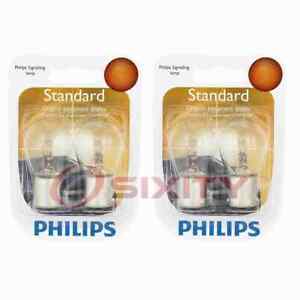 2 pc Philips Rear Turn Signal Light Bulbs for Infiniti G20 I30 J30 Q45 QX4 ft
