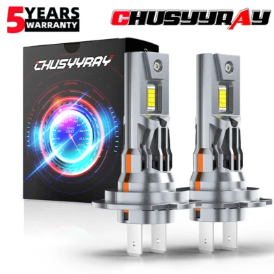 2X Bombillas de faros LED H7 6000K para Kawasaki Ninja 650R 2006-2011 650 2012-2019 Foto 1 de 4