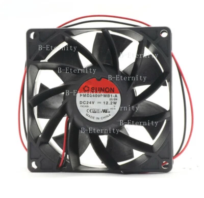 SUNON PMD2409PMB1-A DC 24V 0.51A 12.2W 92x92x38mm For Schneider ATV71 Drive Fan - Image 1 of 3