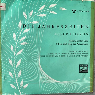 HAYDN: Die Jahreszeiten - Frick (EP  7 EGW 11-8329 / Mono / NM) - Bild 1 von 3