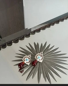 Persian Silver Earrings - Picture 1 of 6