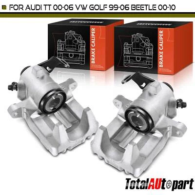 Nuevo 2x Pinza de freno de disco para Audi TT 2000-2006 Volkswagen Beetle Golf lado trasero Foto 1 de 4