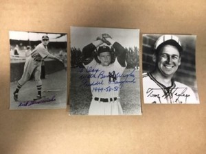 Nick Strincevich Boston Signed 3 1/2 x 2 1/2 Vintage Photo**