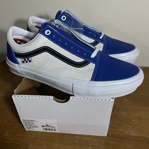 Size 8.5 - VANS Skate Old Skool Sport Leather - True Blue - Picture 1 of 9