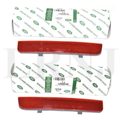 LAND ROVER RANGE ROVER L322 2003-2012 REAR BUMPER REFLECTORS - SET NEW GENUINE - Image 1 of 4