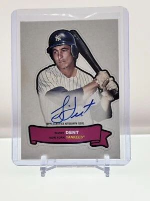 2024 Topps Archives 1968 Action All-Stars Auto Bucky Dent (#68AA-BD) Yankees - Image 1 of 2