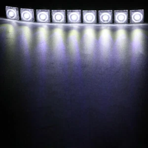 2x LED Universal Auto Tagfahrlicht Blinker Tagfahrleuchten TÜV DRL Scheinwerfer - Bild 1 von 10