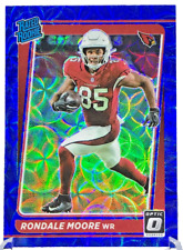 Rondale Moore 2021 Donruss Optic Blue Scope Prizm Rated Rookie RC 217 A25