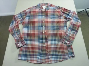 059 MENS NWOT R & G GREY / RED / SAGE / BLUE CHECK L/S SHIRT SZE XL $180 RRP. - Picture 1 of 8
